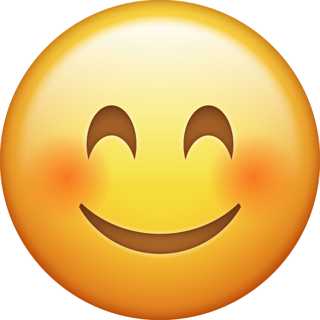 Blushed Smiling Emoji [Free Download IOS Emojis]