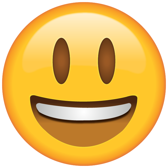 Smiling Emoji with Eyes Opened