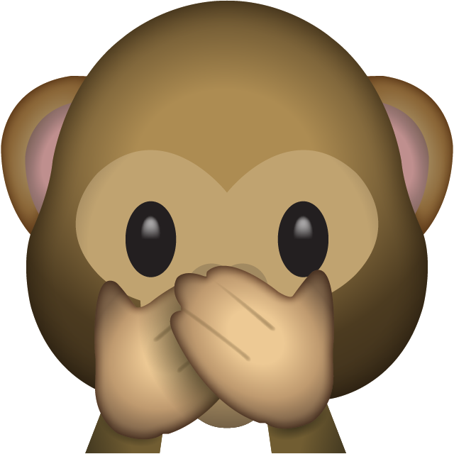 Speak No Evil Monkey Emoji