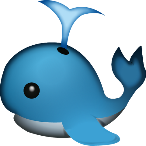 download spouting whale emoji Icon