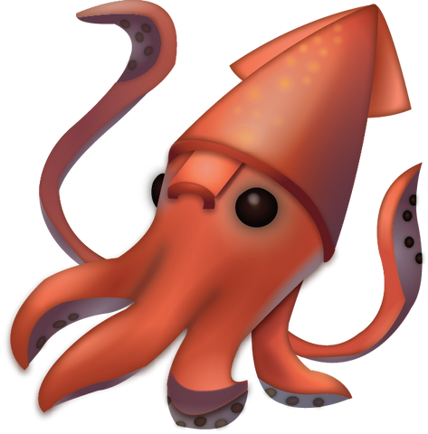 Squid Emoji [Download iPhone Emoji In PNG]