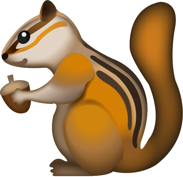 Squirrel Emoji [Free Download IOS Emojis]