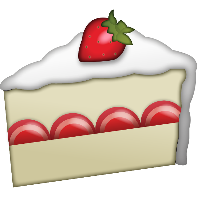 Strawberry Cake Emoji