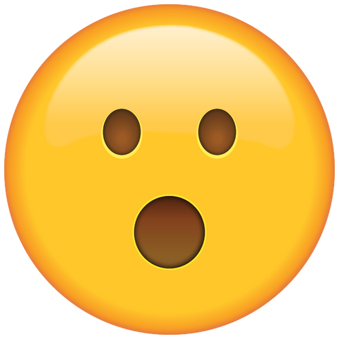 download surprised face emoji icon
