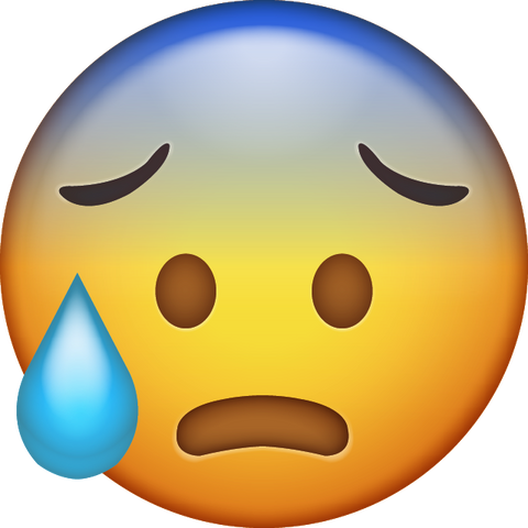 Cold Sweat Emoji [Download iPhone Emoji]