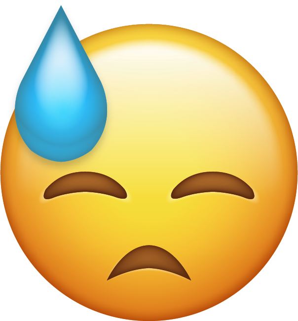 Sweat Emoji [Free Download IOS Emojis]