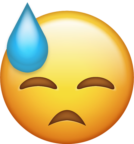 Sweat Emoji [Download iPhone Emoji]