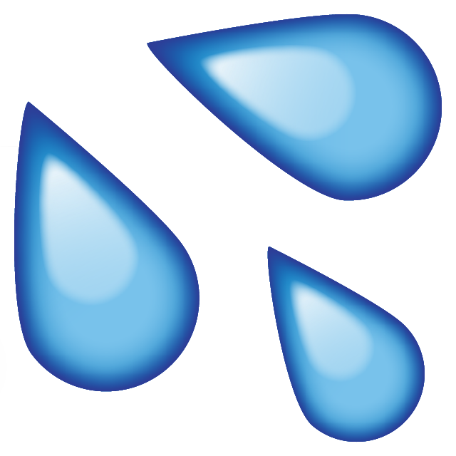 Sweat Water Emoji