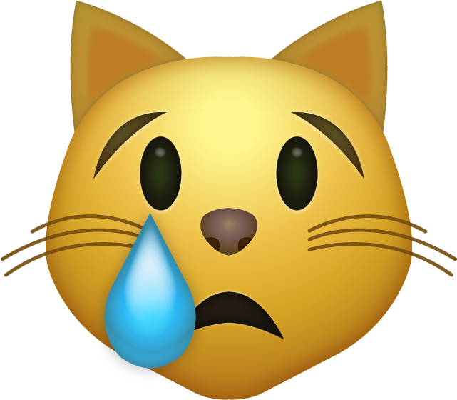 Crying Cat Emoji [Download iPhone Emojis]