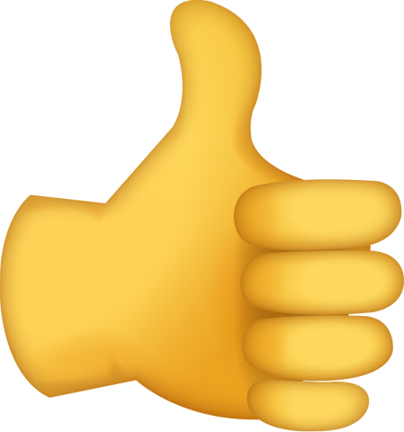 Thumbs Up Emoji [Download iPhone Emoji]