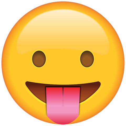 tongue emoticon text