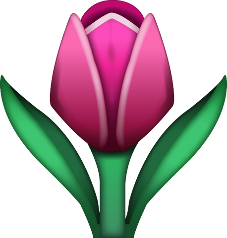 Download Tulip Emoji Icon PNG