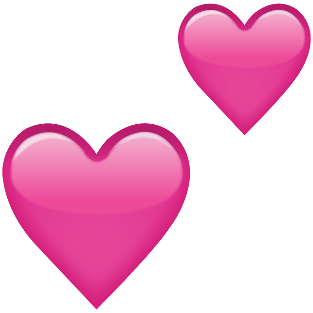 Two Pink Hearts Emoji