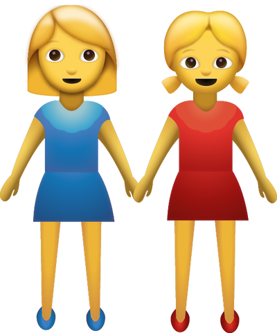 Women Holding Hands Emoji [Download iPhone Emoji]