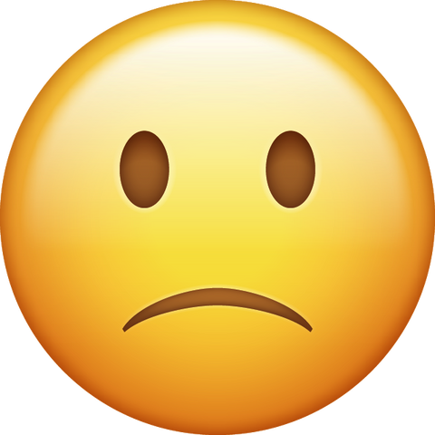 Unhappy Emoji [Download iPhone Emoji]