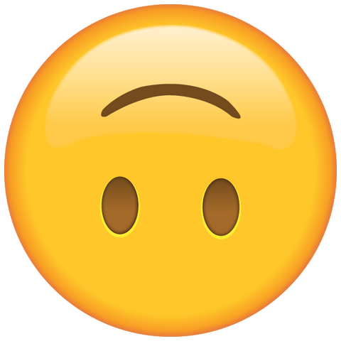 download upside-down face emoji icon
