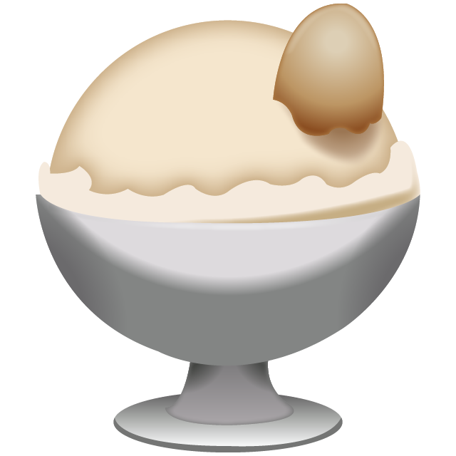 Vanila Ice Cream Emoji