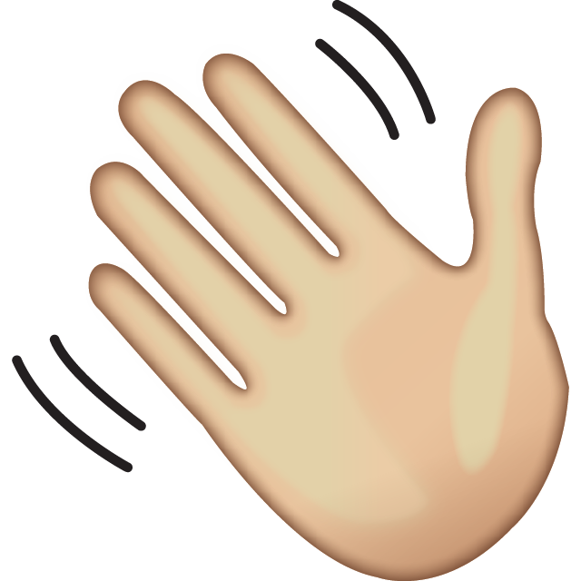 Waving Hand Sign Emoji