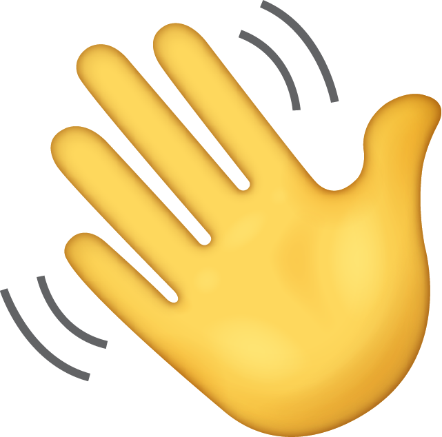 Waving Hand Emoji [Free Download IOS Emojis]
