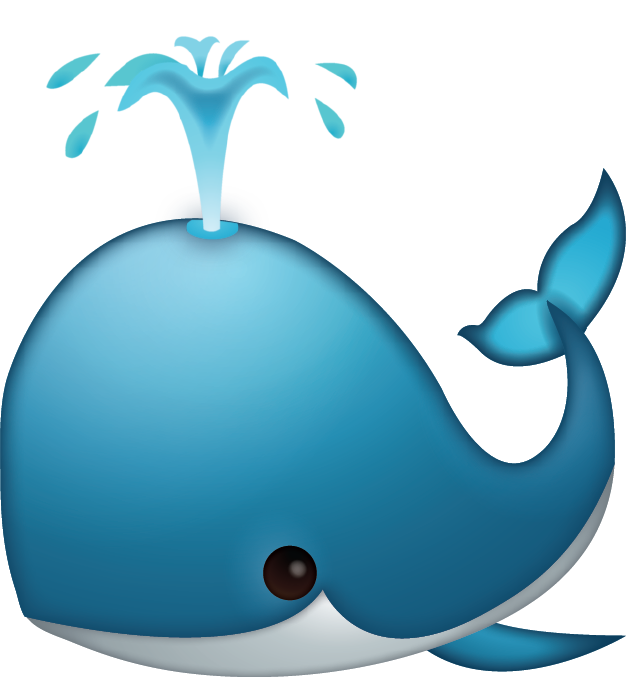 Whale Spouting Emoji [Free Download IOS Emojis]
