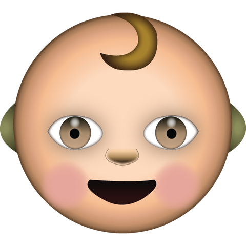 download white baby emoji Icon