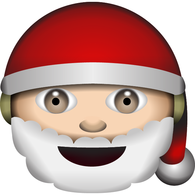 White Santa Claus Emoji