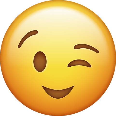 Wink Emoji [Download iPhone Emoji]