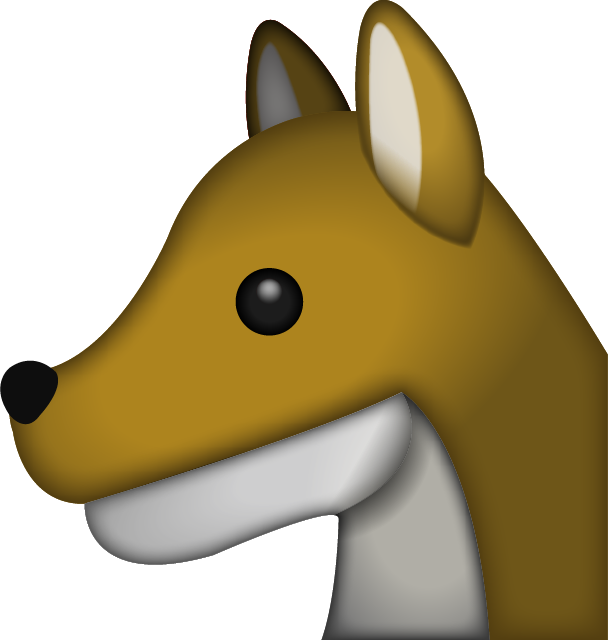 Wolf Face Emoji