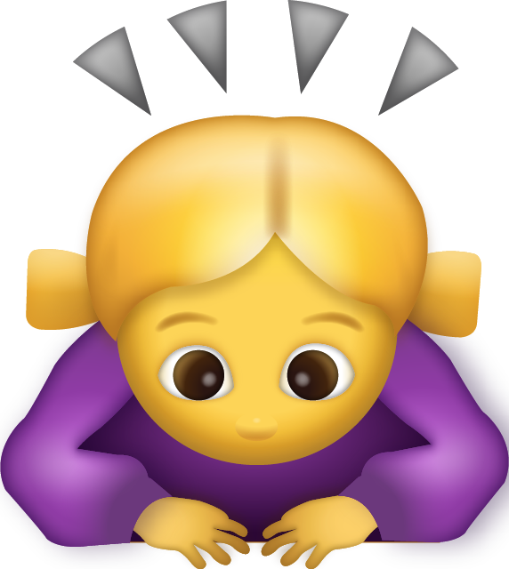Woman Bowing Emoji [Free Download IOS Emojis]