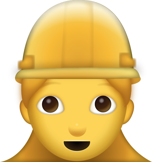 Girl Worker Emoji [Free Download IOS Emojis]