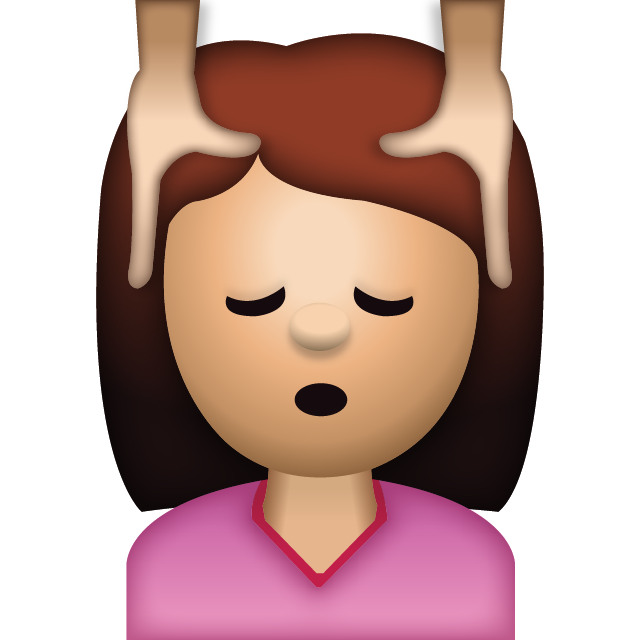 Woman Face Massage Emoji