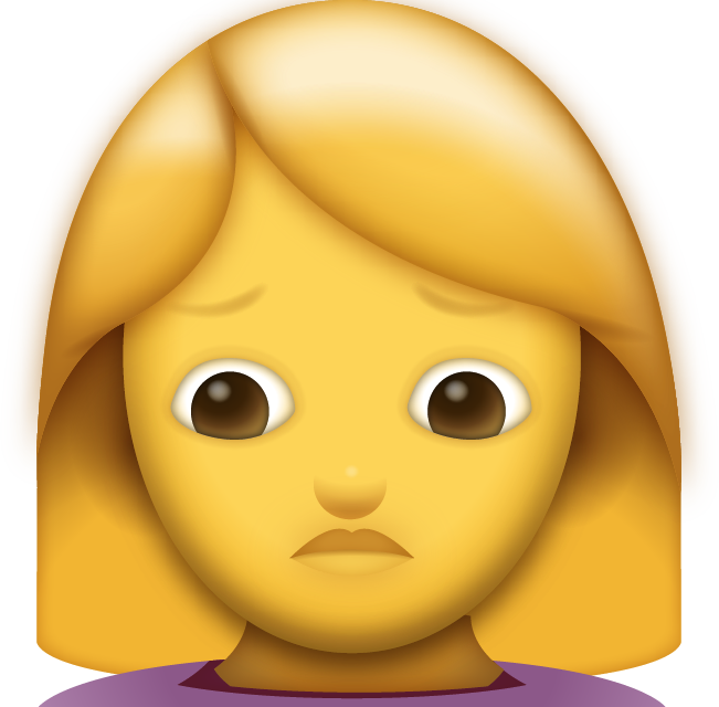 Woman Pouting Emoji [Free Download IOS Emojis]