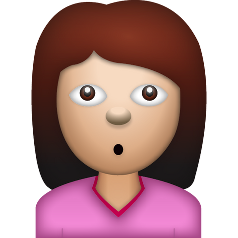 download woman wondering face emoji Icon