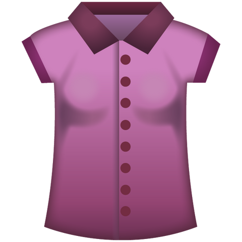 Download Womans Clothes Emoji Icon