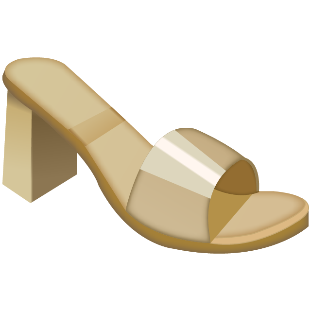 Womans Sandal Emoji