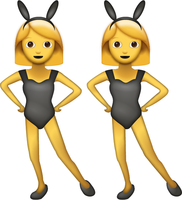 Women Bunny Emoji [Free Download IOS Emojis]