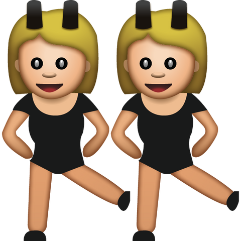 download women with bunny emoji Icon